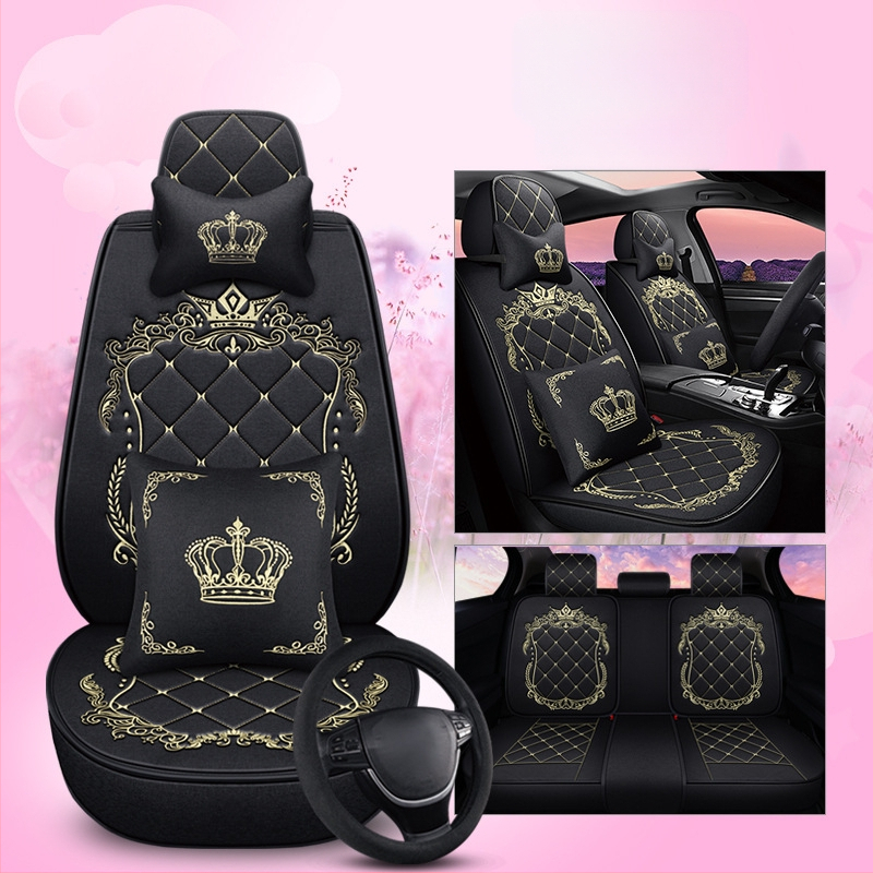 25 aastat uus linane Crown autoistmepadi nelja aastaaja universaalne istmekate piiriülene Amazoni originaaltehase hulgimüük