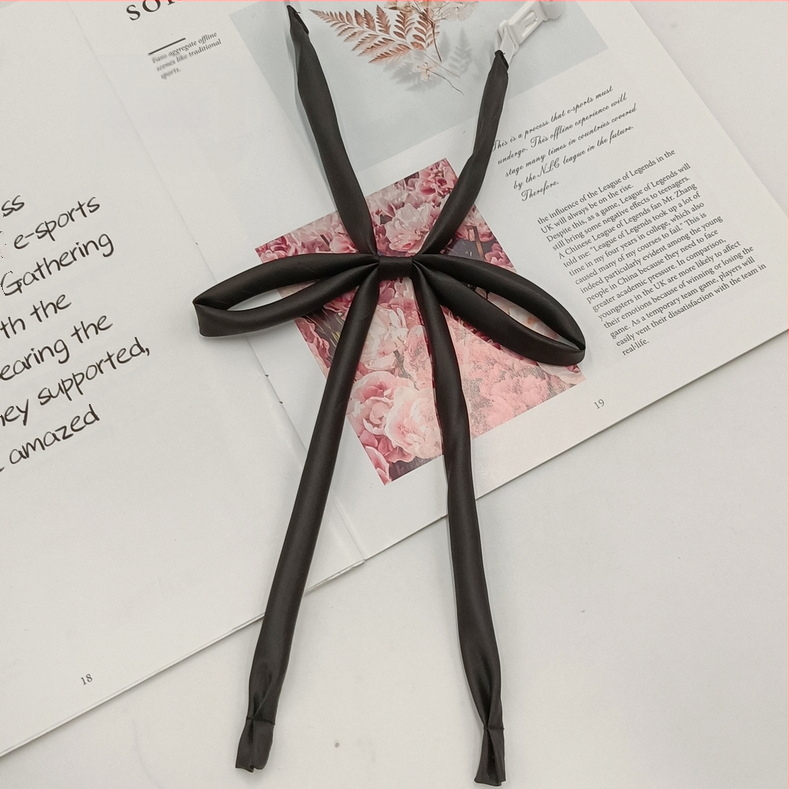 Laos hulgimüügis lipsuvaba köiest paelast ühevärviline lips Jaapani kolledži stiilis JK vormiriietus õhuke pika sangaga kikilips naistele