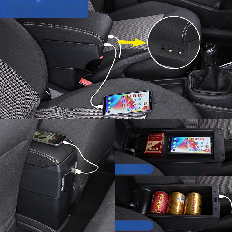 Sobib Volkswagen Sagitar käetoe kastile 07-11 vana Golf 6 keskse käetoe kasti modifikatsioonile, lisatarvikute hoiukastile