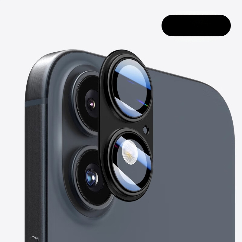 Apple 16Promax филм за обектив Iphone16 стикер за задна камера плюс метален пръстен на обектива с пълно покритие