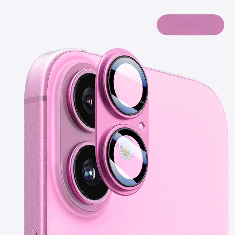 Apple 16Promax филм за обектив Iphone16 стикер за задна камера плюс метален пръстен на обектива с пълно покритие