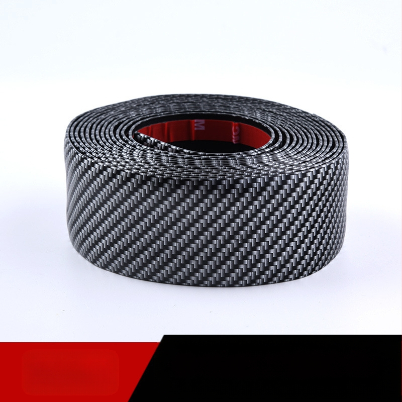 Auto lävepaku kaitseriba pedaalile, universaalne süsinikkiust kaitseriba, ukse serva kokkupõrkevastane plaaster tehasest