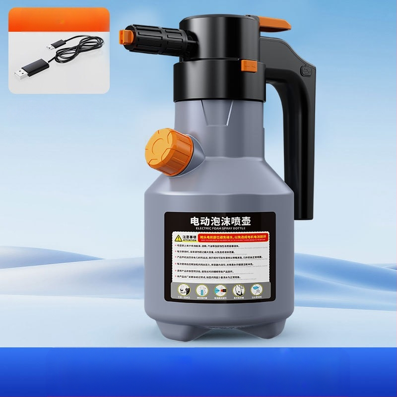 Elektrinių automobilių plovimo speciali putų laistytuvas Belaidis įkrovimas pneumatinis laistytuvas purškia laistymo sodo purškimo galvutę