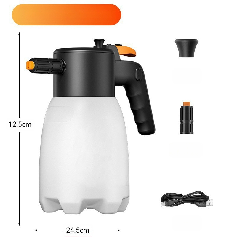 Elektrinių automobilių plovimo speciali putų laistytuvas Belaidis įkrovimas pneumatinis laistytuvas purškia laistymo sodo purškimo galvutę