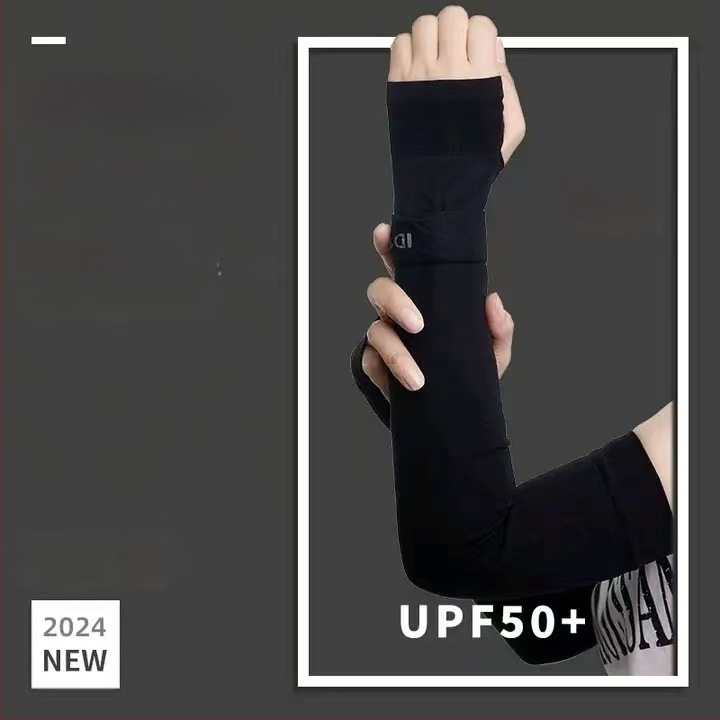 Suvised jääsiidist varrukad meestele 2024. aasta päikesekaitsega jäävarrukad, UV-vastased käekaitsed, hingavad päikesevarjud