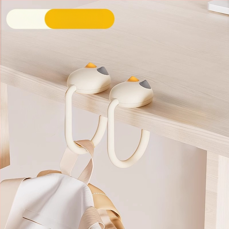 Koolikoti konksuga laud 2024 Uus löögivaba õpilaslaua laud Küljelt liigutatav koolikoti konksuga riputuskott