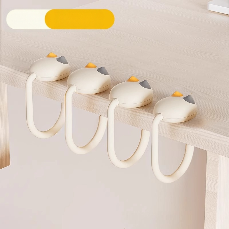 Koolikoti konksuga laud 2024 Uus löögivaba õpilaslaua laud Küljelt liigutatav koolikoti konksuga riputuskott