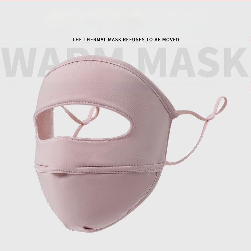 2025. aasta uus talvine tuule- ja külmakindel mask, sügis- ja talve soe fliisvoodriga paksendatud jalgrattasõidunäomask naistele, täisnägu sügiseks ja talveks