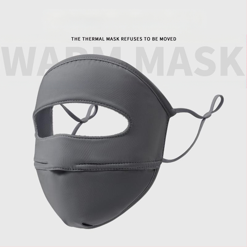 2025. aasta uus talvine tuule- ja külmakindel mask, sügis- ja talve soe fliisvoodriga paksendatud jalgrattasõidunäomask naistele, täisnägu sügiseks ja talveks