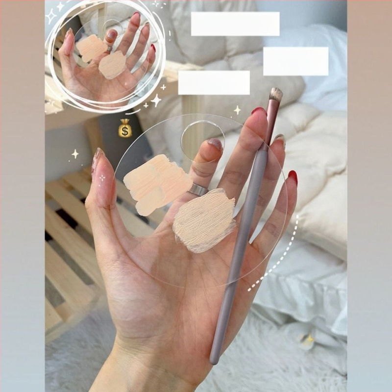 Õlimaalipulga palett Läbipaistev akrüülpalett Akvarellpigmentkunst Õpilane Lihtne puhastada Mugav Kaasaskantav