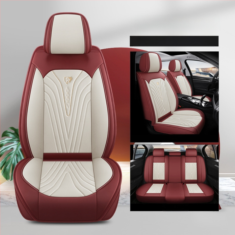 Uus autoistmepadi, mis on täielikult ümbritsetud nelja aastaaja universaalse padjaga perforeeritud nahast, spetsiaalne hingav istmekate, suvine autoistmepadi