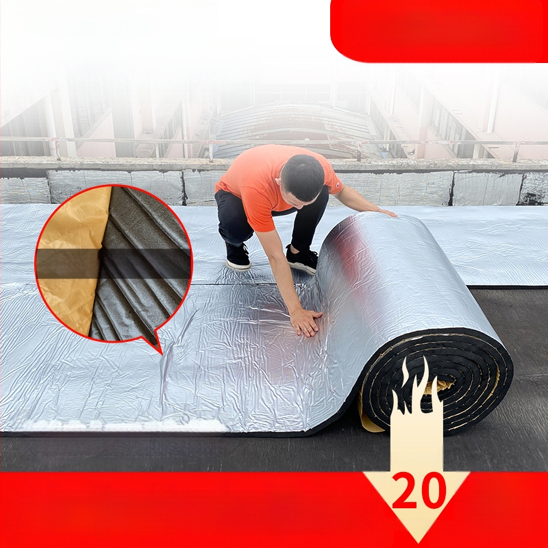 Stogo izoliacija medvilninė, aukštai temperatūrai atspari, ugniai atspari medžiaga, stogo, saulės kambario, lubų izoliacinė plėvelė, stogo lipni izoliacinė plokštė
