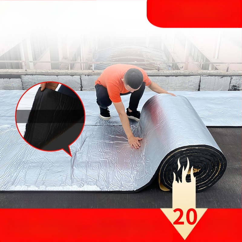 Stogo izoliacija medvilninė, aukštai temperatūrai atspari, ugniai atspari medžiaga, stogo, saulės kambario, lubų izoliacinė plėvelė, stogo lipni izoliacinė plokštė