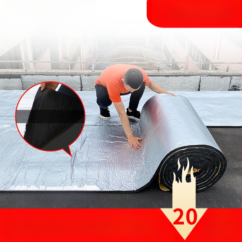 Stogo izoliacija medvilninė, aukštai temperatūrai atspari, ugniai atspari medžiaga, stogo, saulės kambario, lubų izoliacinė plėvelė, stogo lipni izoliacinė plokštė