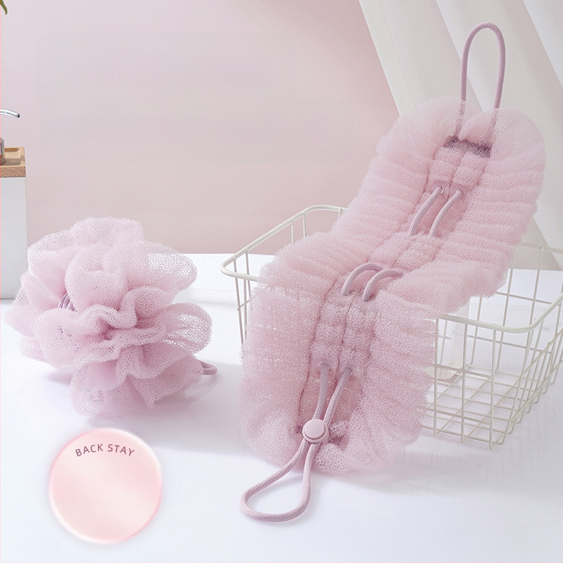 Yuesijia hulgimüügi veniv vannipall, tõmmake tagasi riba, kaks-ühes vannirätik, väärtuslik vannirätik, valutu muda