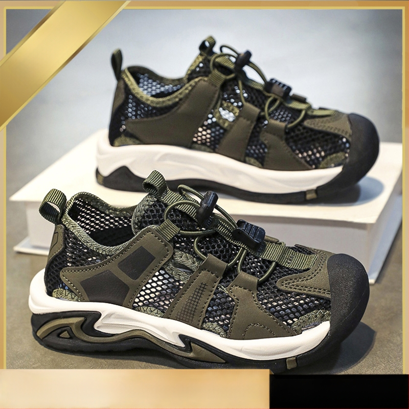 Hongxing lastejalatsid, laste sandaalid, poisid, 2025. aasta uued suvised õuespordijalatsid keskmisele ja suurele kasvule, poistele