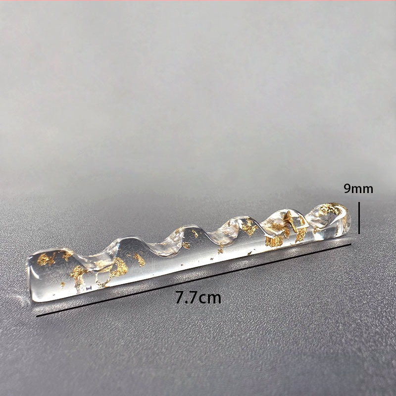 Jaapani stiilis lihtne küünekunsti pliiatsihoidja, fototeraapia pliiats, värvitud pliiats, lauaarvuti hoiuriiul, mitme võrega kristallvaigust 5-võrega riiul