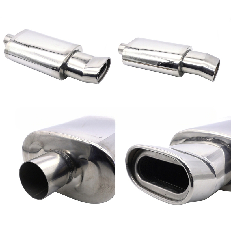 Factory Direct automašīnas nerūsējošā tērauda modifikācija sporta automašīnas skaņas vilnis universāla izplūdes caurule slīps lielgabals zems smags un biezs skaņas bungas