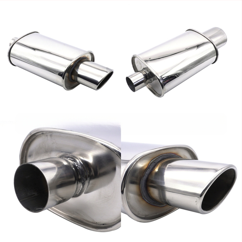 Factory Direct automašīnas nerūsējošā tērauda modifikācija sporta automašīnas skaņas vilnis universāla izplūdes caurule slīps lielgabals zems smags un biezs skaņas bungas