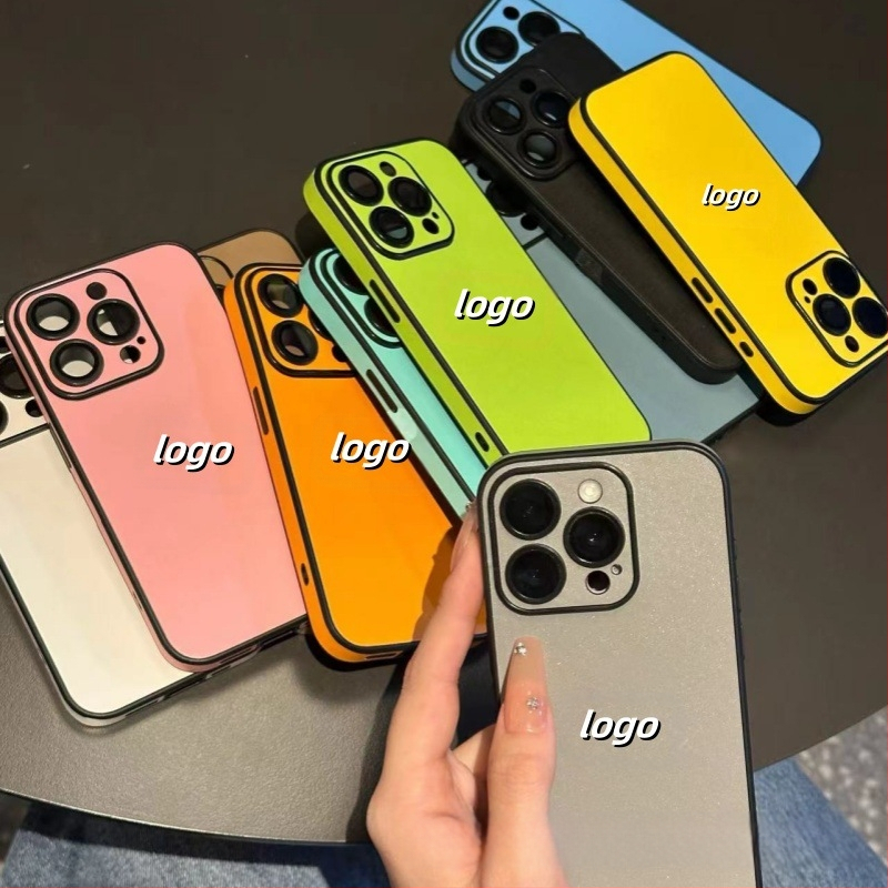 Sobib Apple 17 Promax täiskattega tavalise nahast tekstuuriga telefoniümbrisele, iPhone 16 integreeritud objektiiviga, 15 kukkumisvastane kaitse