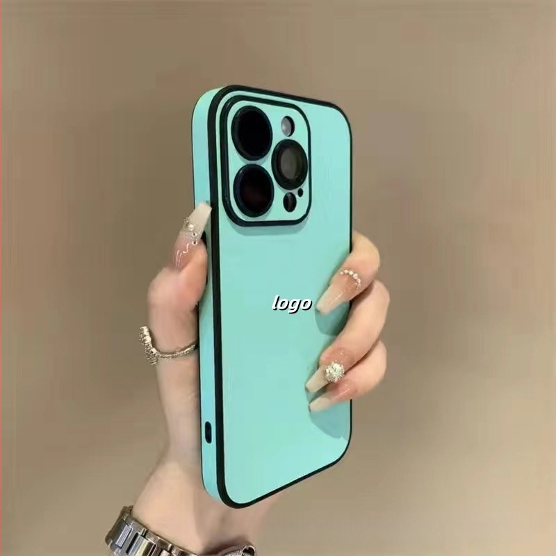 Sobib Apple 17 Promax täiskattega tavalise nahast tekstuuriga telefoniümbrisele, iPhone 16 integreeritud objektiiviga, 15 kukkumisvastane kaitse