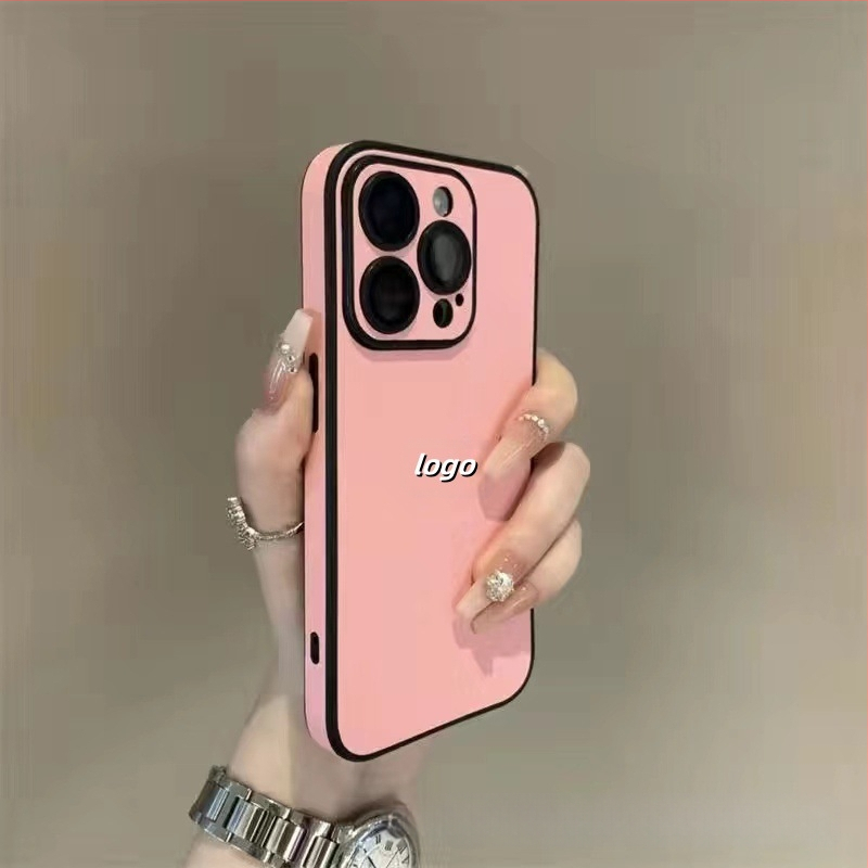 Sobib Apple 17 Promax täiskattega tavalise nahast tekstuuriga telefoniümbrisele, iPhone 16 integreeritud objektiiviga, 15 kukkumisvastane kaitse