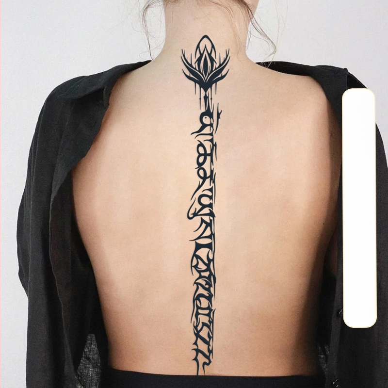 Selgroo taimsete tätoveeringute kleebised Ins Style magus ja vürtsikas tüdrukute mahl veekindel pikaajaline poolpüsiv simulatsioonitätoveering kõrgetasemeline meel