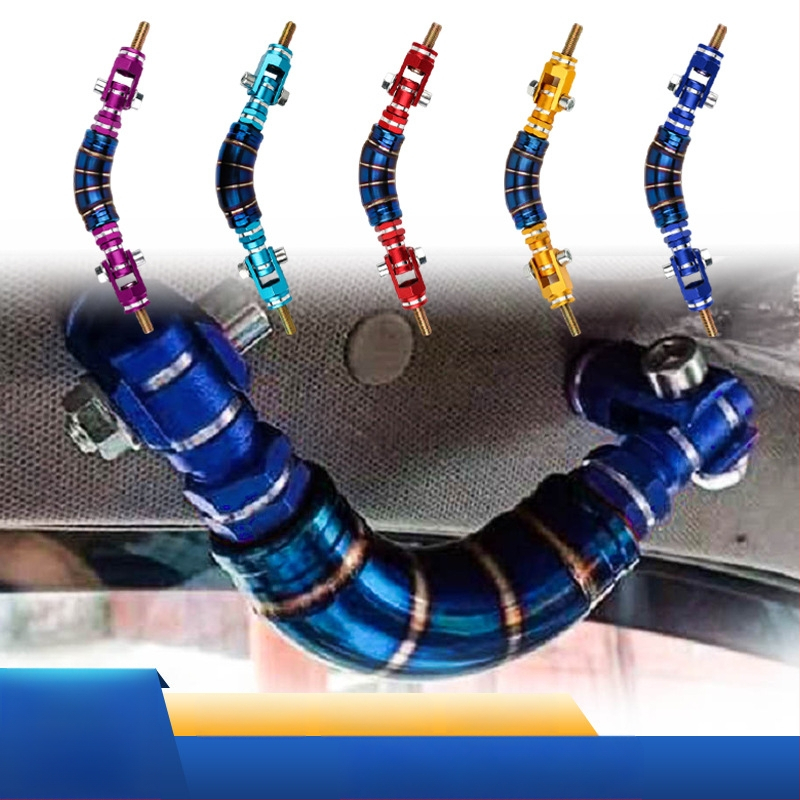 Tai kuummüügis olev auto modifitseeritud katuse käepidemega võidusõidusisustus alumiiniumisulamist küpsetatud sinise konksuga dekoratiivse käepidemega käetugi