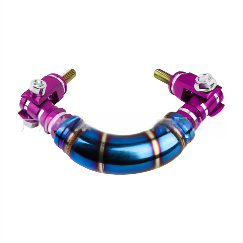 Tai kuummüügis olev auto modifitseeritud katuse käepidemega võidusõidusisustus alumiiniumisulamist küpsetatud sinise konksuga dekoratiivse käepidemega käetugi