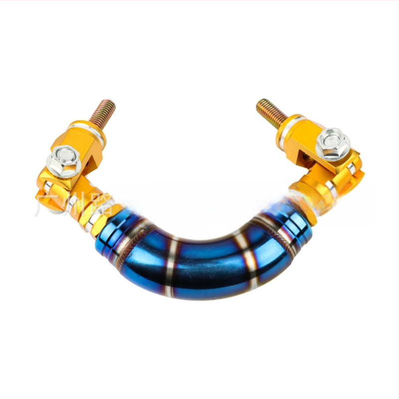 Tai kuummüügis olev auto modifitseeritud katuse käepidemega võidusõidusisustus alumiiniumisulamist küpsetatud sinise konksuga dekoratiivse käepidemega käetugi