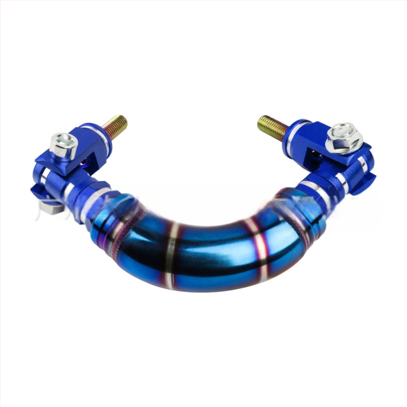 Tai kuummüügis olev auto modifitseeritud katuse käepidemega võidusõidusisustus alumiiniumisulamist küpsetatud sinise konksuga dekoratiivse käepidemega käetugi