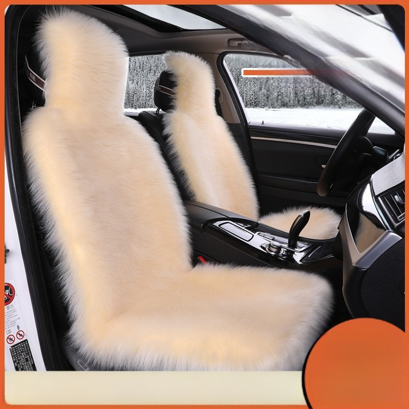 Uus villaimitatsiooniga padi, talvine plush-padi, täielikult ümbritsetud autopadi, paksendatud talvine plush-padi, istmepadi autole