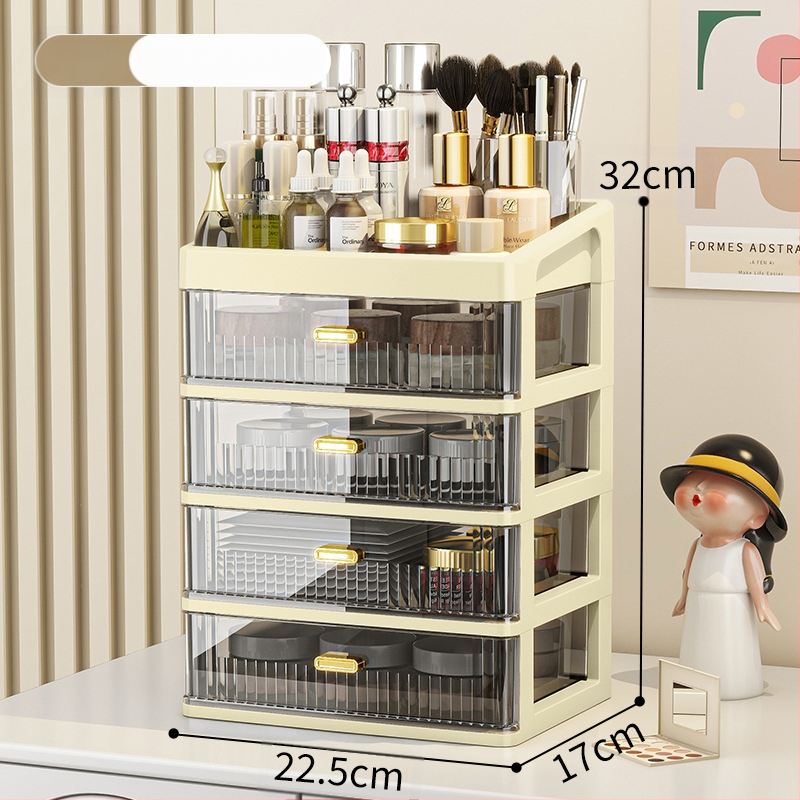 Lauaarvuti hoiukast kosmeetika hoiuriiul läbipaistev sahtliga kontorilaud kirjatarvete korraldamiskast