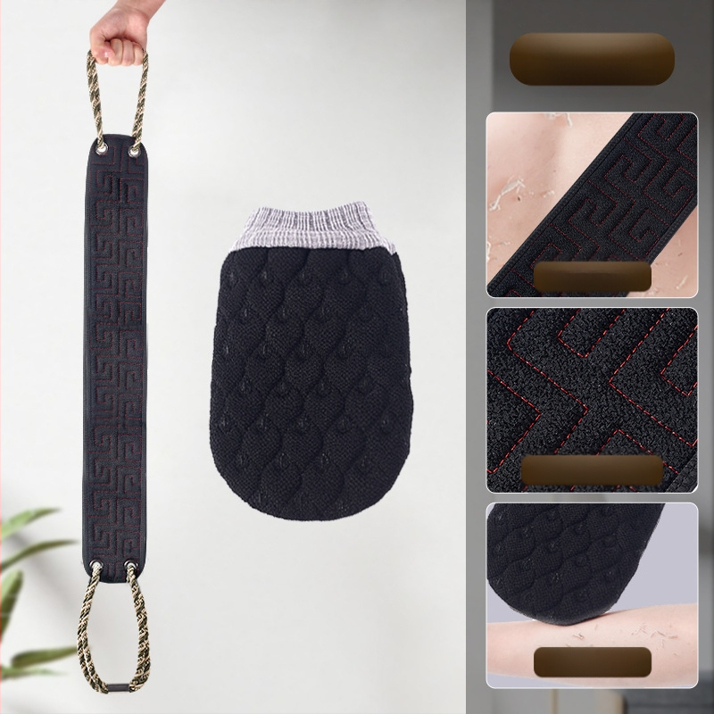 Meeste seljapuhastusrätik, koduseks kasutamiseks mõeldud mudavanni seljariba, tugev jämeda liivaga puhastuskinnas