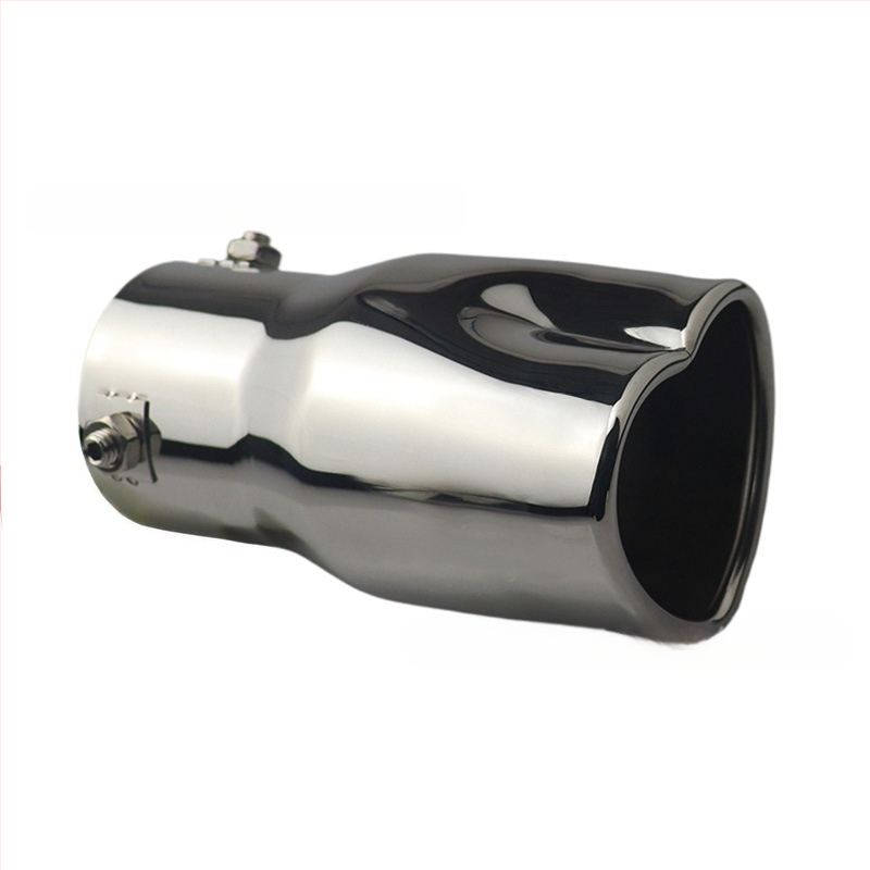 Pārrobežu karsti pārdota automašīna universāla astes kakla sabiezējums sirds formas universāls nerūsējošā tērauda cepts zils izplūdes caurule modificēts izpūtējs