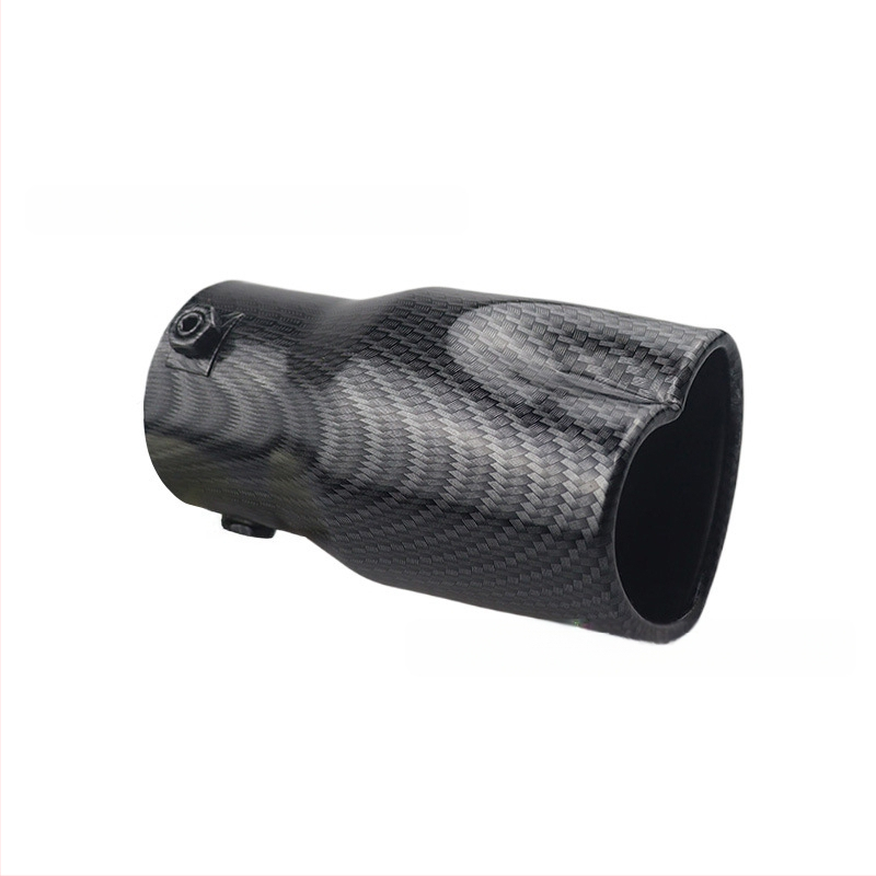 Pārrobežu karsti pārdota automašīna universāla astes kakla sabiezējums sirds formas universāls nerūsējošā tērauda cepts zils izplūdes caurule modificēts izpūtējs