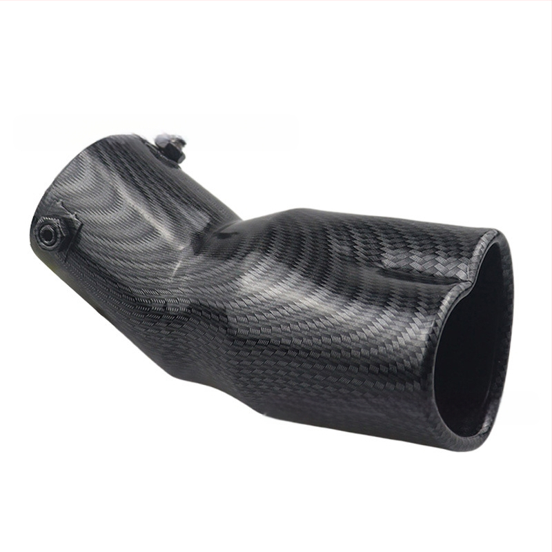 Pārrobežu karsti pārdota automašīna universāla astes kakla sabiezējums sirds formas universāls nerūsējošā tērauda cepts zils izplūdes caurule modificēts izpūtējs