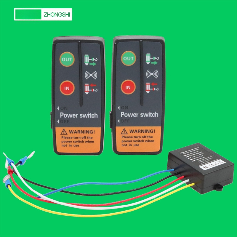 Vintsi kontroller 12V24V relee elektriline vintsi lüliti ankur traadita kaugjuhtimispult autole merele