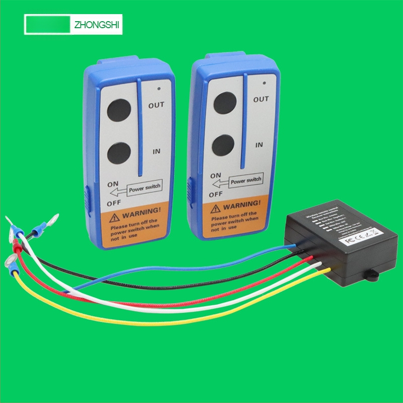 Vintsi kontroller 12V24V relee elektriline vintsi lüliti ankur traadita kaugjuhtimispult autole merele