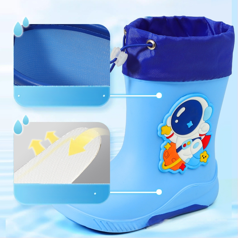 Laste kummist saapad Beebipoiste veejalatsid Tüdrukute õpilased Lasteaia kummist saapad Lastele Naistele Kummist jalatsid Täiskasvanutele laos