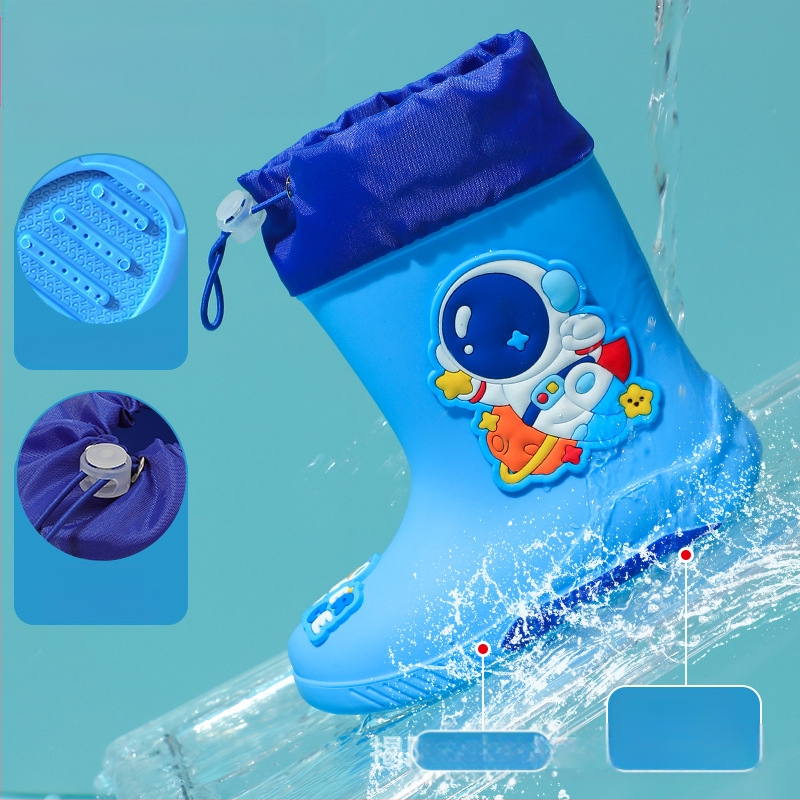 Laste kummist saapad Beebipoiste veejalatsid Tüdrukute õpilased Lasteaia kummist saapad Lastele Naistele Kummist jalatsid Täiskasvanutele laos