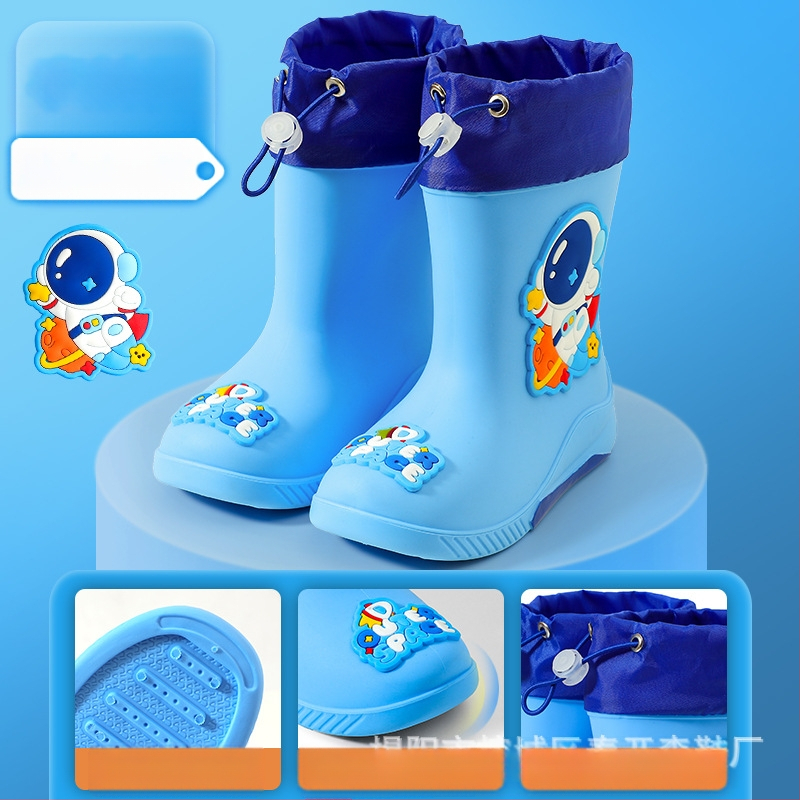 Laste kummist saapad Beebipoiste veejalatsid Tüdrukute õpilased Lasteaia kummist saapad Lastele Naistele Kummist jalatsid Täiskasvanutele laos