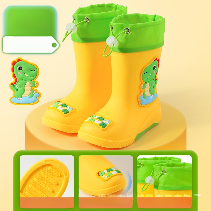 Laste kummist saapad Beebipoiste veejalatsid Tüdrukute õpilased Lasteaia kummist saapad Lastele Naistele Kummist jalatsid Täiskasvanutele laos