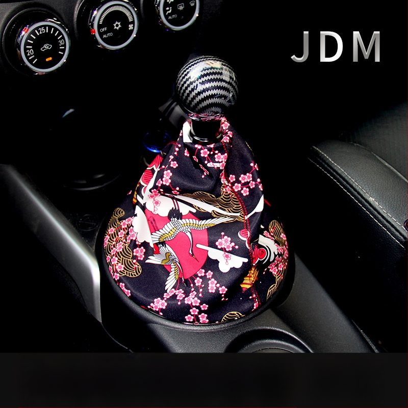 Auto modifikatsioon ja tuule tolmukate JDM isikupärastatud loominguline tolmukate käigukasti käepideme kate piiriülene kuum müük universaalne