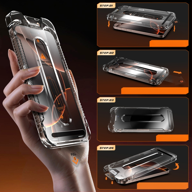 Dust-Free Warehouse Apple 17Promax Corning закалено фолио за iPhone 16/13/14 Anti-Peeping 15 за цял екран мобилен телефон