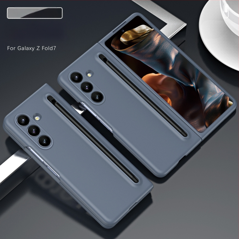 Sobib Samsung Z Fold7 mobiiltelefoni ümbrisele, ametlik samas stiilis kest ja kile integreeritud Stylus Fold6/5/4 kaitseümbrisega