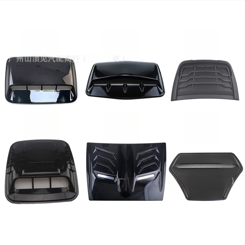 Auto kapoti simulatsiooni õhu väljalaskeava dekoratiivne kate peakate ventilatsiooniõhu sisselaskeava kate tehase otsemüük erinevates stiilides