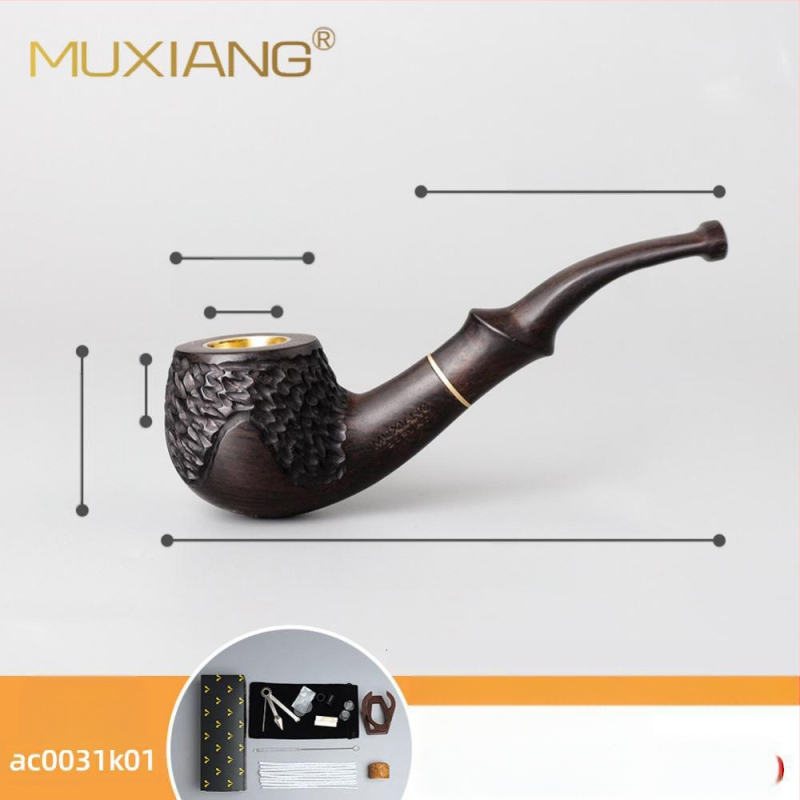 Puitunud roosipuust piip, kolmeotstarbeline, kuivpiip, suitsetamistarvikud, hulgimüügi tubakakott, filtreeritud täispuidust piip, sandlipuu