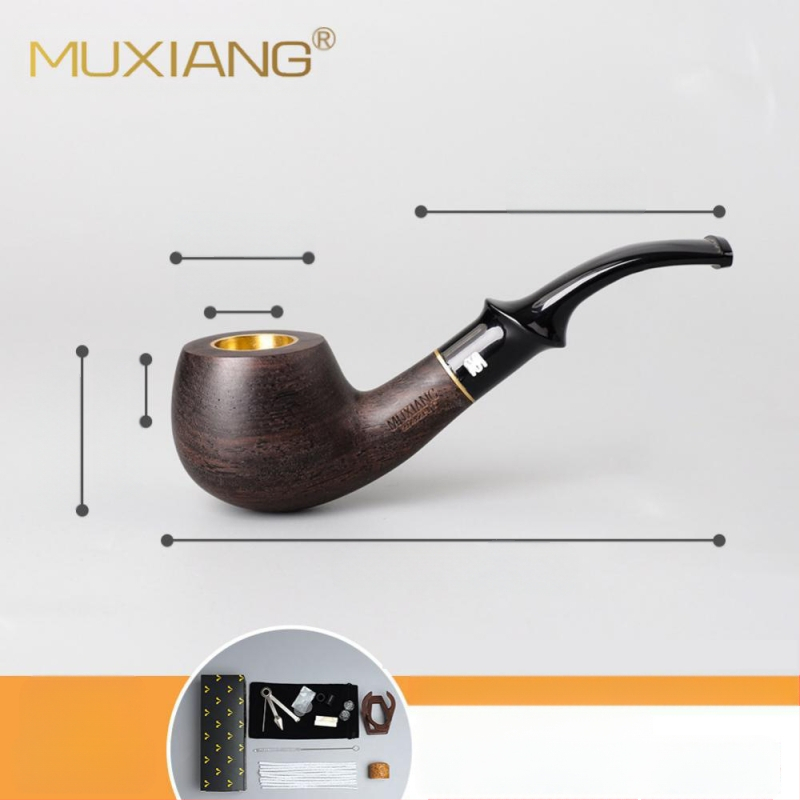 Puitunud roosipuust piip, kolmeotstarbeline, kuivpiip, suitsetamistarvikud, hulgimüügi tubakakott, filtreeritud täispuidust piip, sandlipuu