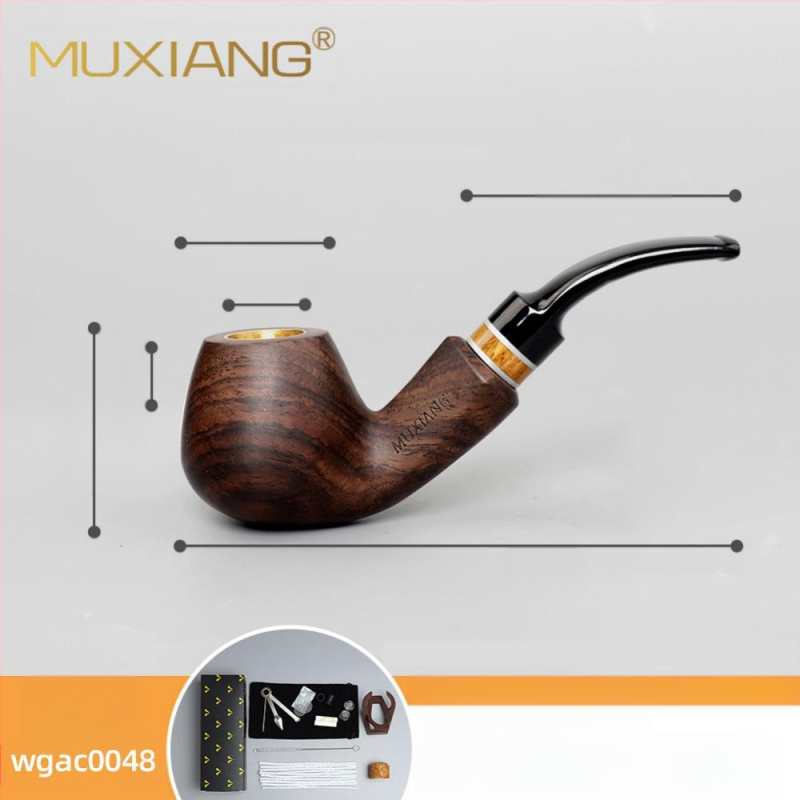 Puitunud roosipuust piip, kolmeotstarbeline, kuivpiip, suitsetamistarvikud, hulgimüügi tubakakott, filtreeritud täispuidust piip, sandlipuu